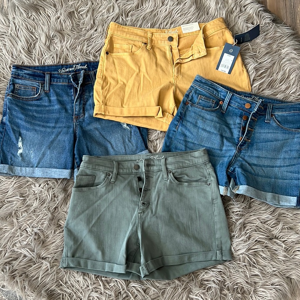 4 pair universal thread shorts